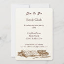 Recherche de book club invitations Vintage