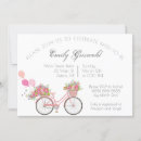 Recherche de vintage vélo invitations Fleurs