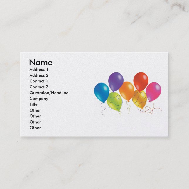 0000013 , Name, Anschrift 1, Anschrift 2, Kontakt  Visitenkarte (Vorderseite)