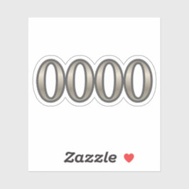 0000 Engel Zahl Expansion Aufkleber