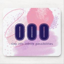 000 Engel Zahlen Rosa Limitless Geist High Vibes Mousepad