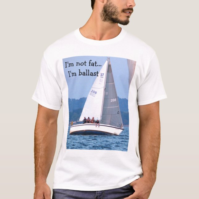 001, bin ich nicht fett… Ich bin Ballast T-Shirt (Vorderseite)