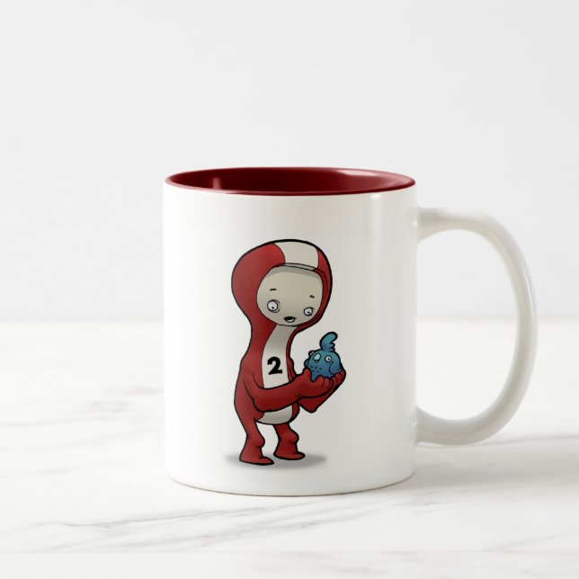 002 ZWEIFARBIGE TASSE (Rechts)