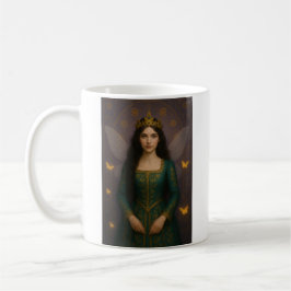 003_A fairy princess in emerald green. Kaffeetasse