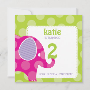 003-Katie :: INVITATIONS DE FÊTE D'ANNIVERSAIRE - 