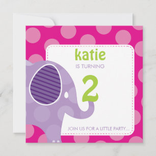 003-Katie : : INVITATIONS de FÊTE D'ANNIVERSAIRE -