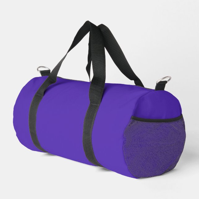 #006 Lila Herz-Colour-Sammlung Duffle Bag (Rechte Ecke)