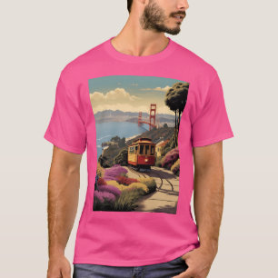 006 Vintages San Francisco Travel Poster Design T-Shirt