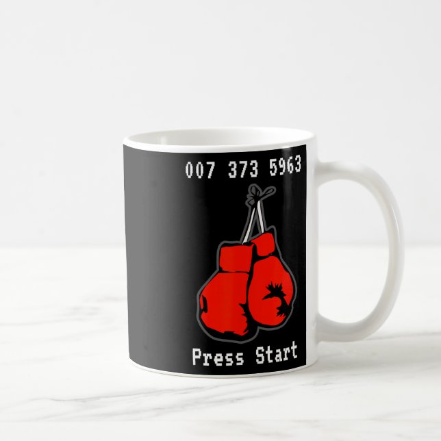 007 373 5963 The Dream Fight Videospiel-Code Boxin Kaffeetasse (Rechts)