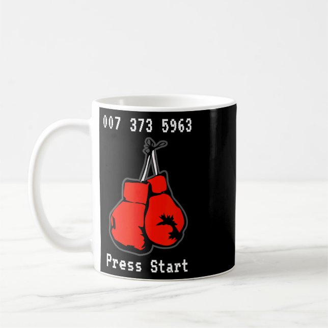 007 373 5963 The Dream Fight Videospiel-Code Boxin Kaffeetasse (Links)