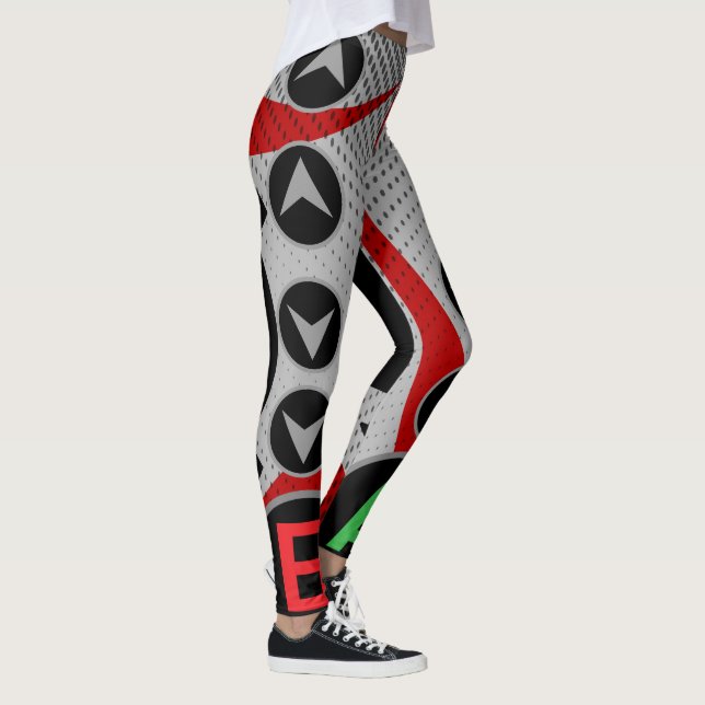 00 LVL-Betrüger-Code-Leggings Leggings (Rechts)