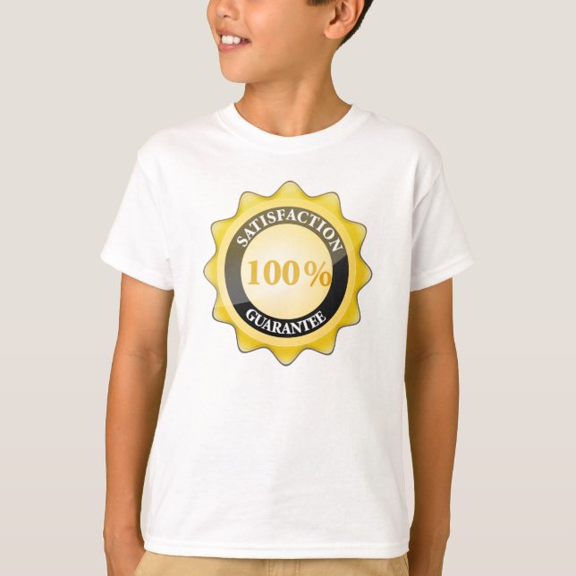 !00% Zufriedenheitsgarantie T-Shirt (Vorderseite)