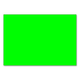 #00FF00 Hex Code Web Color Neon Green Tischnummer