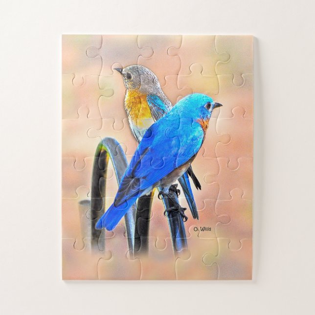 010 Kinder des Drossel-Liebe-Puzzlespiel-11x14 (Vertikal)