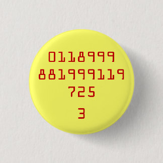 0118999881999119725, 3 BUTTON