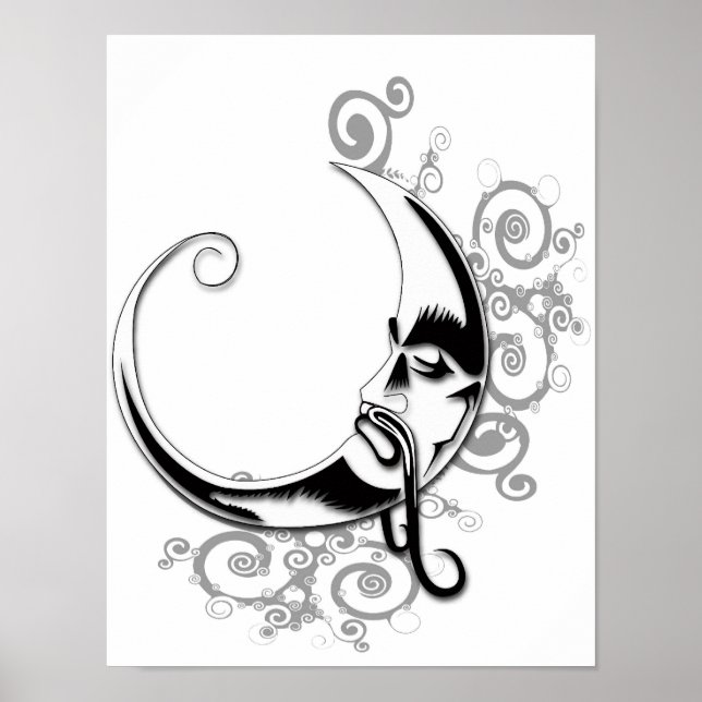 012-Subliminal Phycosis-012 Mondfarbe Poster (Vorne)