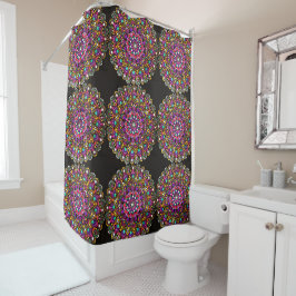0135 - Mandala Pattern - Duschvorhang