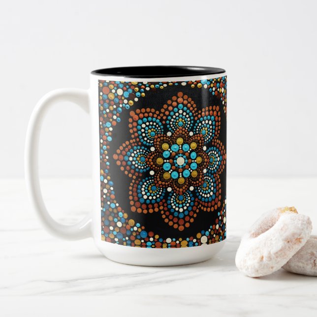 0140 - Mandala Mug (Avec donut)