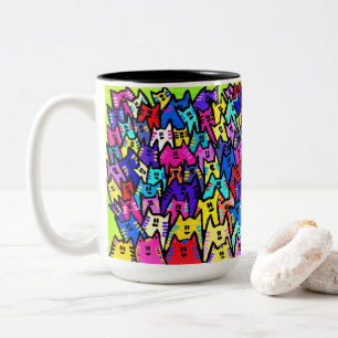 0162 - CATS-Tasse Zweifarbige Tasse