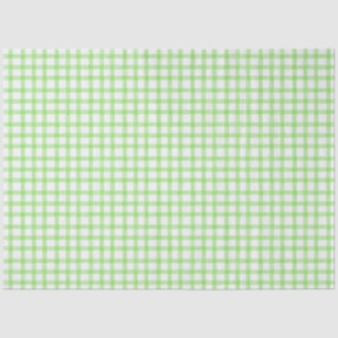 017 Moosgrün kariertes Tissue-Papier Seidenpapier