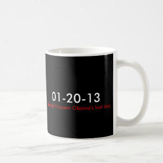 01-20-13, Barack Hussein Obamas letzter Tag Kaffeetasse