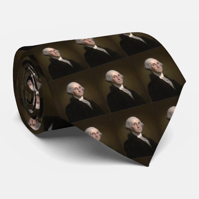 01 George Washington Krawatte (Gerollt)