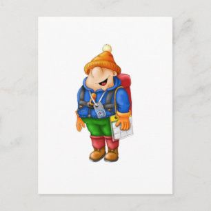 01 Hiker Postkarte