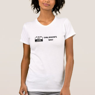 01. Juni Kindertag Grafisches T-Shirt