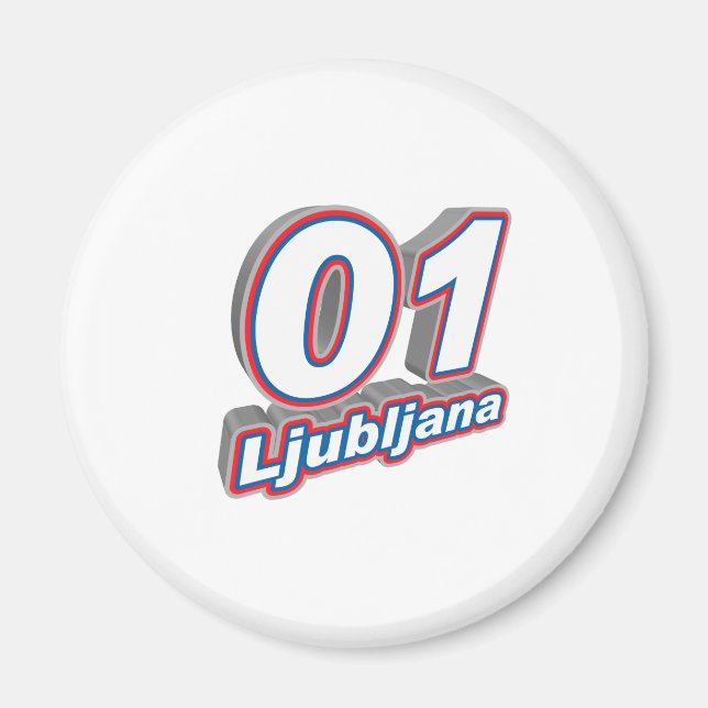01 Ljubljana Magnet (Vorne)
