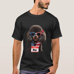 01 Miniatur Pudel Hund Männer Frauen Kinder Jungen T-Shirt