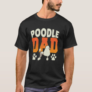 01 Pudel-Vater Lustiger Hunde-Liebhaber T-Shirt