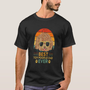 01 Retro-Stil Bester Toy-Pudel-Vater Aller Väter-T T-Shirt