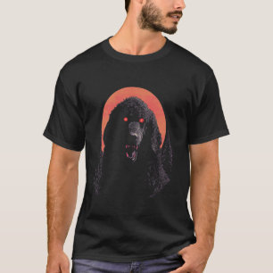 01 Schwarzer Pudel Halloween T-Shirt