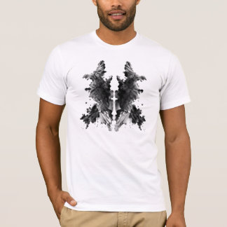01 T-Shirt Art Abstrait Tache d'Encre Rorschach No