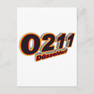 0211 Düsseldorf Postkarte