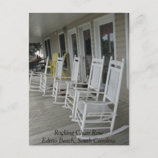 022, Rocking Chair RowEdisto Beach, South Carolina Postkarte