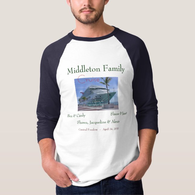 0258, Middleton Familie, Ben u. Cindy, Shane u. T-Shirt (Vorderseite)