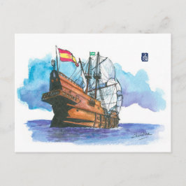 (027) El Galéon Sailboats Postkarte