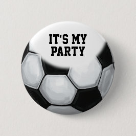 02.12 Geburtstag Custom Soccer Ball Button