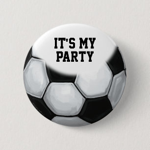 02.12 Geburtstag Custom Soccer Ball Button
