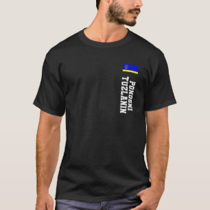 02 Tuzla Bosnien Flagge Nachname Coat of arm Emble T-Shirt