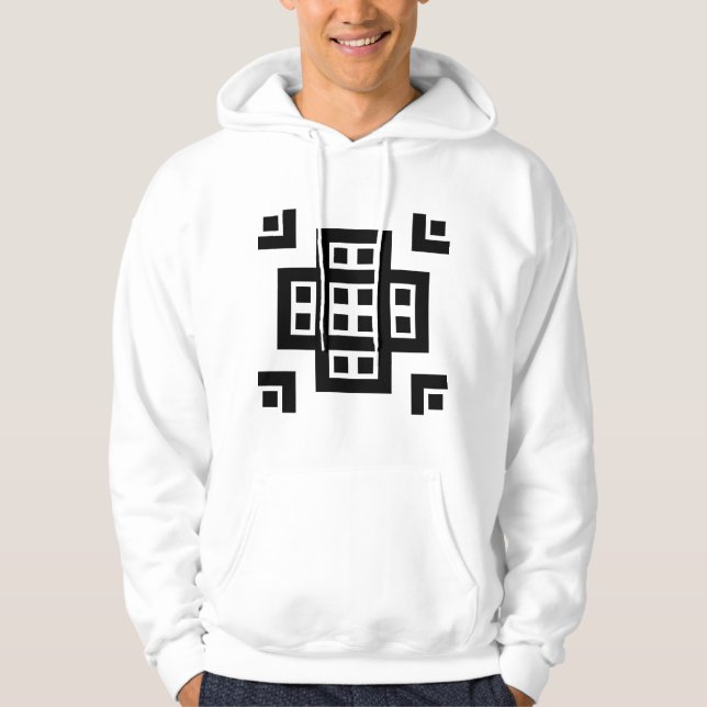 030614 - Schwarz Hoodie (Vorderseite)