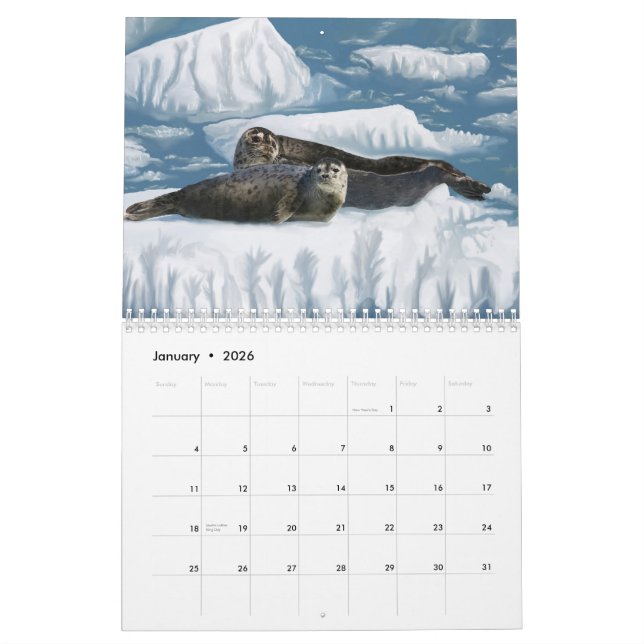 035, AlaskaArt durch David Wagner Kalender (Jan 2026)