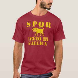 03 Julius Cäsar 3. Gallica römischer Legions-T - T-Shirt