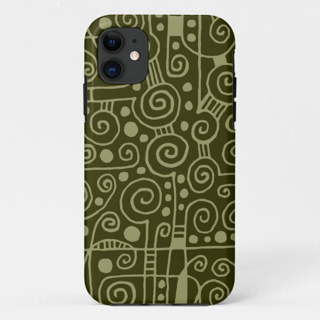 040512 - Chaki und Dark Olive Case-Mate iPhone Hülle (Rückseite)