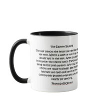040 Drossel-Umwerbung 11 Unze-Klassiker-Tasse