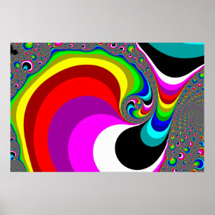 040 Obama - Fraktal Art Poster