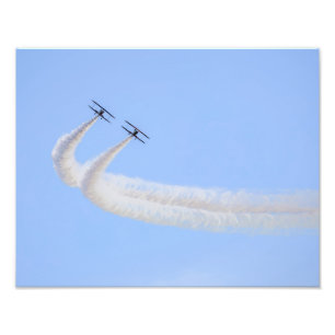 0457-Zwei Bi-Flugzeug Fotodruck