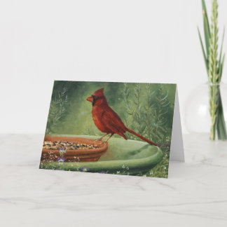 0487 Kardinal Sympathy Card Karte