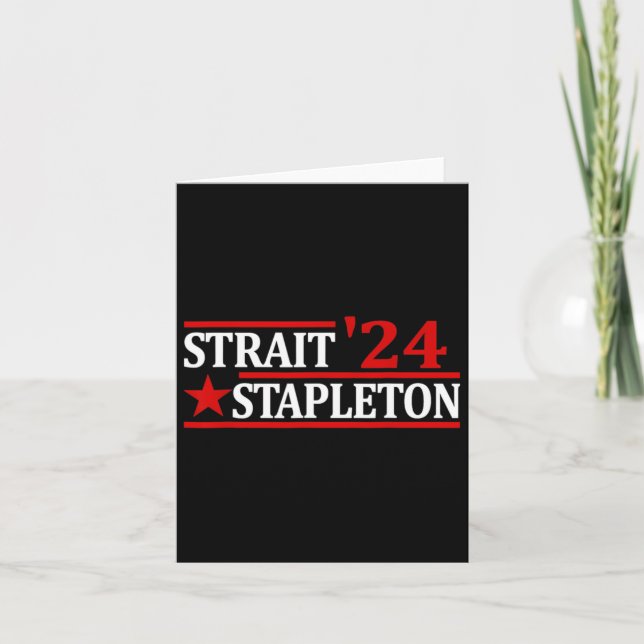 04. Juli Stapleton Strait American Patriotic Karte (Vorderseite)